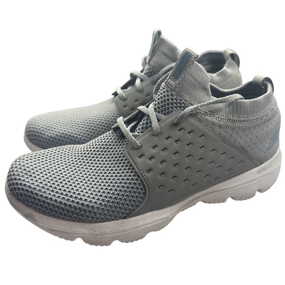 Skechers Go Walk Evolution Ultra Athletic Walking Shoes Size Gray Women's 7.5